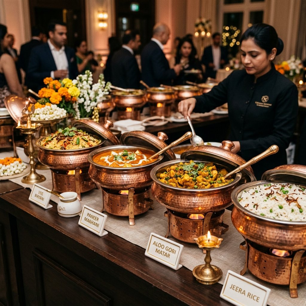 Indian Catering Setup